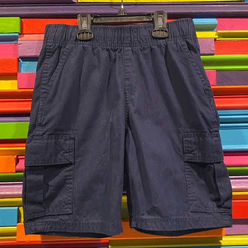 Children’s Place Navy Uniform Cargo Shorts 8 Husky